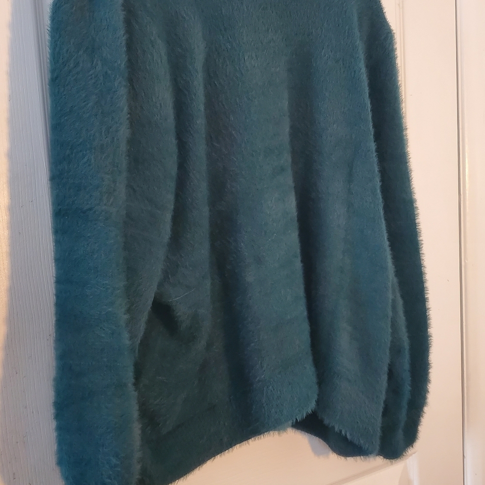 Nine West Green Sweater with Silver Sequins - Picture 7 of 7